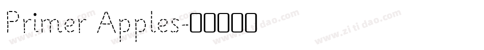 Primer Apples字体转换
